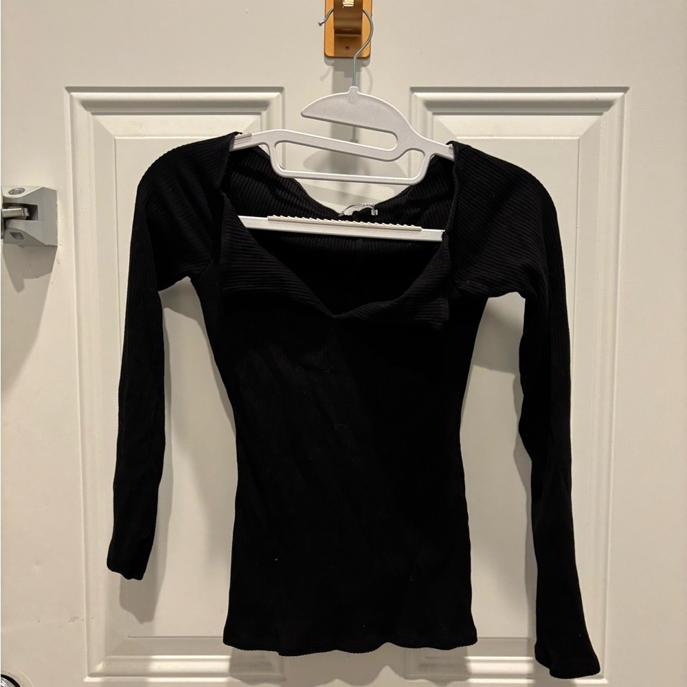 reformation ribbed long sleeve